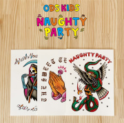 NAUGHTY PARTY (ノーティーパーティ)　FLASH　【フラッシュ ポスター タトゥー】