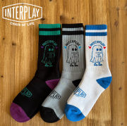 GRINDLODGE × INTERPLAY　 OBAKE SOCKS 2　【ソックス 靴下】【INTERPLAY インタープレイ GRINDLODGE グラインドロッヂ コラボレーシ