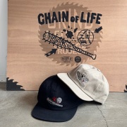 GRINDLODGE × INTERPLAY　BAD BALL 6PANEL CAP　【GRINDLODGE グラインドロッヂ INTERPLAY インタープレイ  コラボレーション】【キ