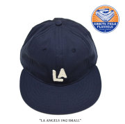 EBBETS FIELD FLANNELS(エベッツフィールドフランネルズ)　LA ANGELS 1942 SMALL　【EBBETS FIELD FLANNELS コットンツイルキャップ