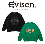 【SALE30%OFF】　Evisen Skateboards (エヴィセン スケートボード)　 COLLEGE OVER LOGO SWEAT 　 セール【クルーネックスウェット】