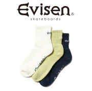 Evisen Skateboards (エヴィセン スケートボード)　 LOGO ANKLE SOCKS 　 【ソックス】【エビセン スケートボード Evisen Skateboard