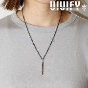 VIVIFY(ヴィヴィファイ)(ビビファイ)　Gold Patch BarNecklace　【VIVIFY ネックレス】【VFN-289】【オーダーメイド ハンドメイド 受