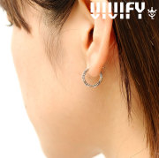 VIVIFY(ヴィヴィファイ)(ビビファイ)　K18goldpost SideArabesque HoopPierce(S) w/gold　【VIVIFY ピアス】【VFP-266】【オーダーメ