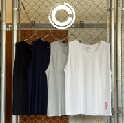 Cloveru (クローバル)　Recycle MUJI WIDE TANK　【無地 タンクトップ】【CLSS-2506】【インタープレイ INTERPLAY】