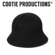 COOTIE PRODUCTIONS クラッシャーハット　ブラック COOTIE PRODUCTIONS/Knit Crusher Hat（Black）［ニット
