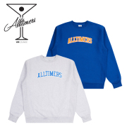 Alltimers (オールタイマーズ)　 City College Crewneck  　【Alltimers オールタイマーズ】【スケートボード】【スケボー】【カレッ