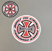 Independent Trucks (インディペンデント)　INDEPENDENT STICKER T/C BLAZE 3.5"　【インディペンデント】【スケートボード 】【スケ