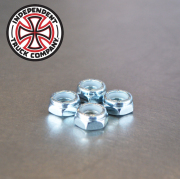 Independent Trucks (インディペンデント)　AXLE NUTS x4 Set　【インディペンデント】【スケートボード スケボー パーツ ナット ア