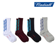 RADIALL ラディアル 　FLAMES - 1PAC SOX LONG / DRALON　 【ソックス】【2026 AUTUMN & WINTER 新作】【RAD-PAC084】【インタープレ
