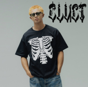 CLUCT (クラクト)　BONE [S/S W TEE]　【ワイドTシャツ】【#05191】【2026SPRING】【お取り寄せ商品 キャンセル不可】　