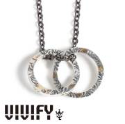 VIVIFY(ヴィヴィファイ)(ビビファイ)　Side Arabesque Twin Link Glasses Holder Necklace(M)w/gold　【VIVIFY ネックレス】【VFN-31