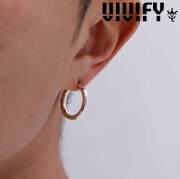 VIVIFY(ヴィヴィファイ)(ビビファイ)　k18gold post Hoop pierce （2.5mm body）　【VIVIFY ピアス】【VFP-282】【メンズ レディース