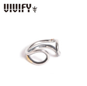 VIVIFY(ヴィヴィファイ)(ビビファイ)　Loopin’ Ear Cuff Round w/gold　【VIVIFY イヤーカフ】【VFP-319】【オーダーメイド ハンドメ