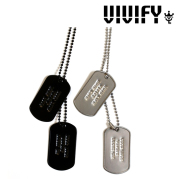 VIVIFY(ヴィヴィファイ）　4L Dog Tag　【オーダーメイド 受注生産】【キャンセル不可】　【VIVIFY ネックレス】【VFN-237】