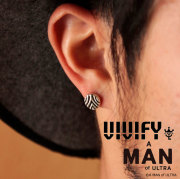 VIVIFY(ヴィヴィファイ）　DADA Stud Pierce　【オーダーメイド受注生産】【キャンセル不可】　【VIVIFY ピアス】【シルバー ゴール