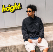 【SALE20%OFF】　HAIGHT (ヘイト)　RELAXING HALF ZIP JACKET　 【ナイロンジャケット】【HTAW-252003】　【2025 AUTUMN & WINTER 新