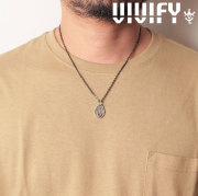 VIVIFY(ヴィヴィファイ)(ビビファイ)　Texture TeardropPlate PendantHead/k18gold Logo　【オーダーメイド 受注生産】【キャンセル