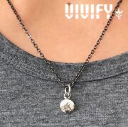 VIVIFY(ヴィヴィファイ)(ビビファイ)　Comfortable Round top w/gold　【VIVIFY ペンダントトップ】【VFN-305】【オーダーメイド ハ