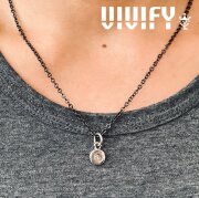 VIVIFY(ヴィヴィファイ)(ビビファイ)　Stamped Comfortable Round top　【VIVIFY ペンダントトップ】【VFN-306】【オーダーメイド ハ