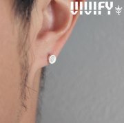 VIVIFY(ヴィヴィファイ)(ビビファイ)　K18goldpost Stamped Circle Pierce　【オーダーメイド 受注生産】【キャンセル不可】　【VIVI