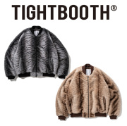 TIGHTBOOTH PRODUCTION (タイトブース プロダクション)　T QUILT FUR MA-1　 【ファー MA-1 ジャケット】【FW25-JK04】【TIGHTBOOTH 