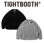 TIGHTBOOTH PRODUCTION (タイトブース プロダクション)　SKIPPER VELOUR L/S SHIRT　 【ベロア シャツ】【SS26-S01】【TIGHTBOOTH PR