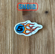 SNOID(スノイド)　Fire ball XL5 STICKER 　【ステッカー】【RAT HOLE STUDIO】