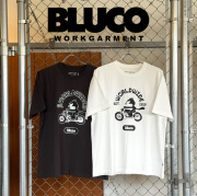 BLUCO (ブルコ)　(FELIX×BLUCO) プリントTシャツ  "WORLD WIDE"　【Tシャツ】【164-22-049】【2026 HIGH SUMMER COLLECTION】【お取