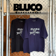 BLUCO (ブルコ)　(RAMEN&DESTROY×BLUCO) ピグメントオーバーTシャツ　【Tシャツ】【164-22-056】【2026 HIGH SUMMER COLLECTION 新作