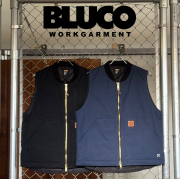 BLUCO (ブルコ)　リブカラー ダックベスト　【ベスト 】【165-35-022】【2026 FALL COLLECTION 新作】