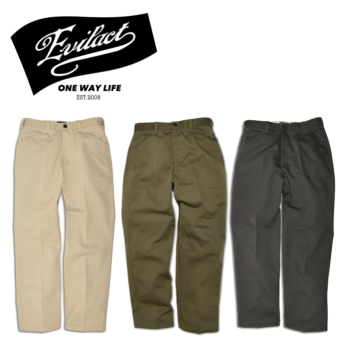 EVILACT (イーブルアクト)　 FAT BOB PANTS　 【パンツ ワークパンツ】【EA21-FBP01】【インタープレイ INTERPLAY】