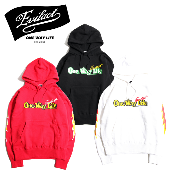 EVILACT (イーブルアクト)　 Thunder Sweat Hoodie　 【プルオーバーパーカー】【EA21-PP45】【インタープレイ INTERPLAY】