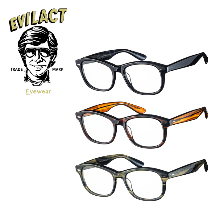 EVILACT EYEWEAR (イーブルアクトアイウエア)　 CYCLONE  (サイクロン) DIMMING LENS　 【サングラス メガネ 調光レンズ】【EAE22-01