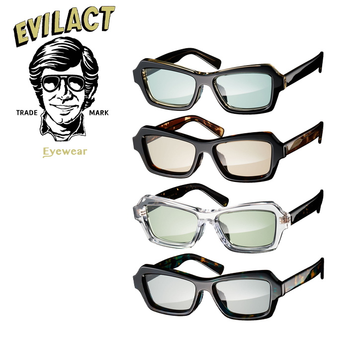 EVILACT EYEWEAR (イーブルアクトアイウエア)　 THOR(ソー) COLOR LENS　 【サングラス メガネ】【EAE22-12】【2022新作】【インター