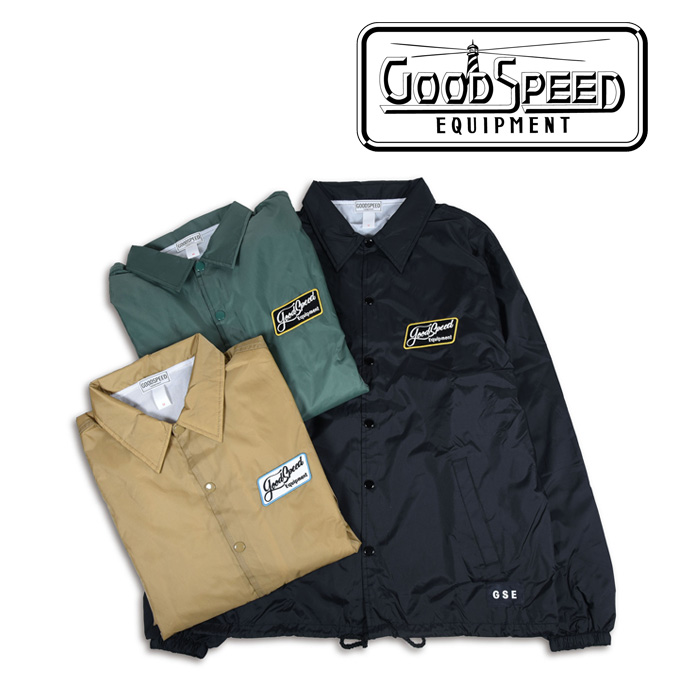 GOODSPEED equipment(グッドスピードエクイップメント)　Lettering Logo Coach Jacket　 【EVILACT】【イーブルアクト】【コーチジャ