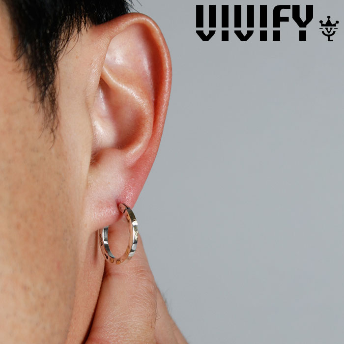 VIVIFY(ヴィヴィファイ)(ビビファイ)　SquareLine Hoop Pierce w/gold　【VIVIFY ピアス】【VFP-250】【オーダーメイド ハンドメイド