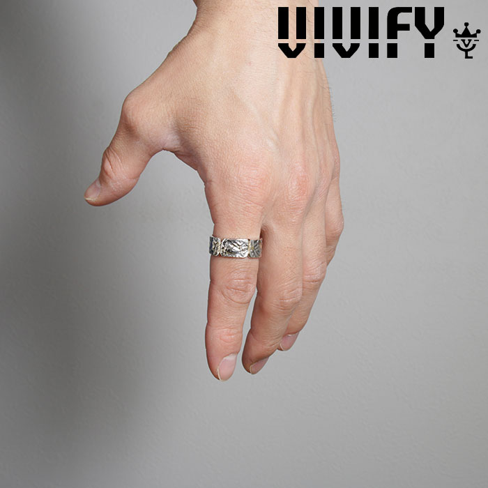 VIVIFY(ヴィヴィファイ)(ビビファイ)　Ancient CutCoin Ring w/gold　【VIVIFY リング】【VFR-137】【オーダーメイド ハンドメイド 