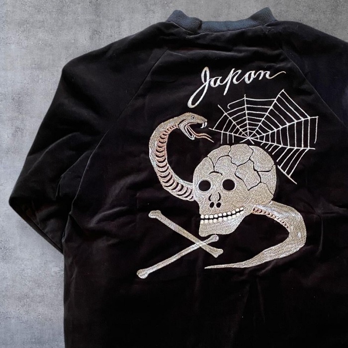 Cloveru (クローバル)　SKULL & TIGER Reversible JKT 　【リバーシブルジャケット】【CLFW-2404】【インタープレイ INTERPLAY】