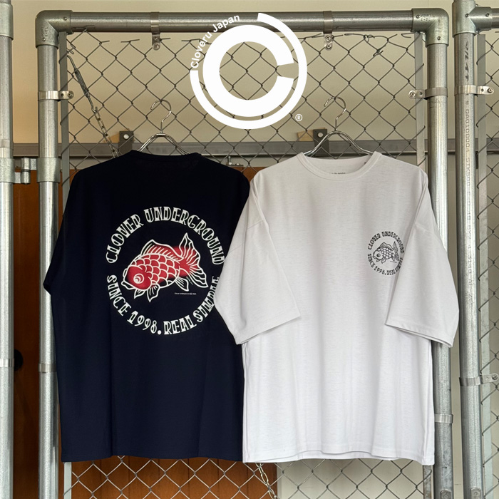 Cloveru (クローバル)　GOLD FISH WIDE　【ワイドTシャツ】【CLSS-2503】【インタープレイ INTERPLAY】