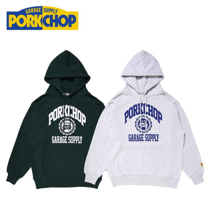 PORKCHOP GARAGE SUPPLY (ポークチョップ ガレージサプライ)　 2nd COLLEGE HOODIE 　【パーカー】【インタープレイ INTERPLAY】