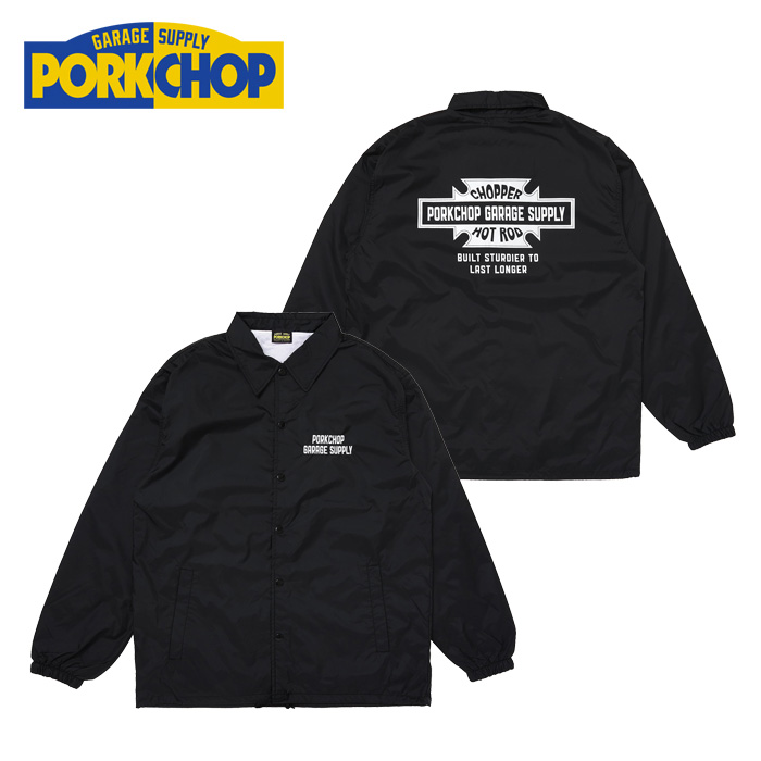 PORKCHOP GARAGE SUPPLY (ポークチョップ ガレージサプライ)　 BAR&SHIELD COACH JKT 　【コーチジャケット アウター】【インタープ