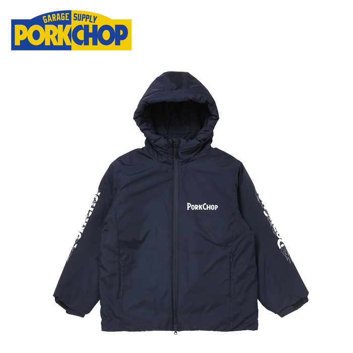 PORKCHOP GARAGE SUPPLY (ポークチョップ ガレージサプライ)　 BURNING LOGO HOODED JKT 　【フーディージャケット】【インタープレ