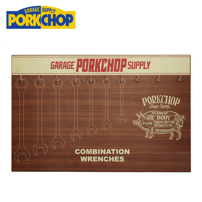 PORKCHOP GARAGE SUPPLY (ポークチョップ ガレージサプライ)　 COMBINATION WRENCH RACK 　【ラック】【インタープレイ INTERPLAY】