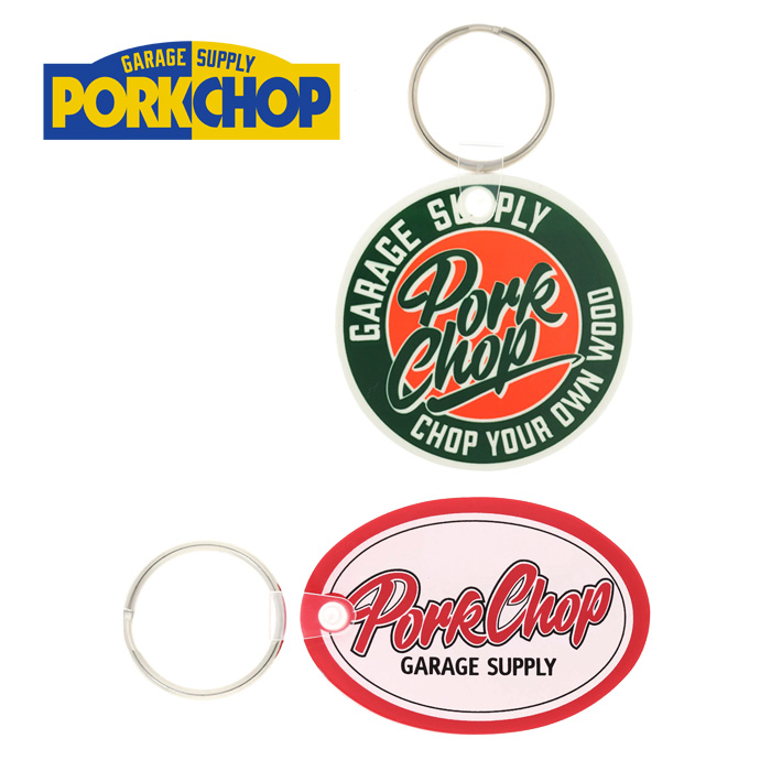 PORKCHOP GARAGE SUPPLY (ポークチョップ ガレージサプライ)　 KEY TAG 　【キータグ キーホルダー】【インタープレイ INTERPLAY】