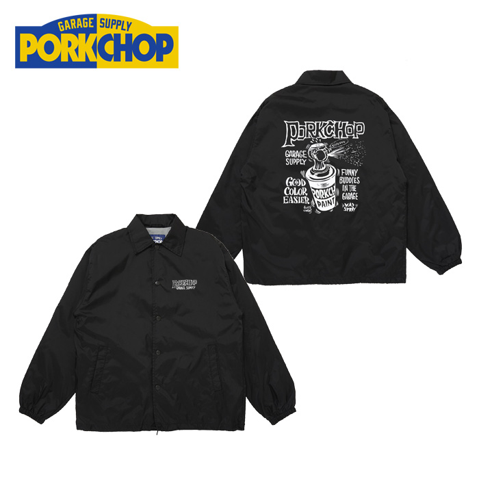 PORKCHOP GARAGE SUPPLY (ポークチョップ ガレージサプライ)　MAD SPRAY COACH JKT　【コーチジャケット】【インタープレイ INTERPLA