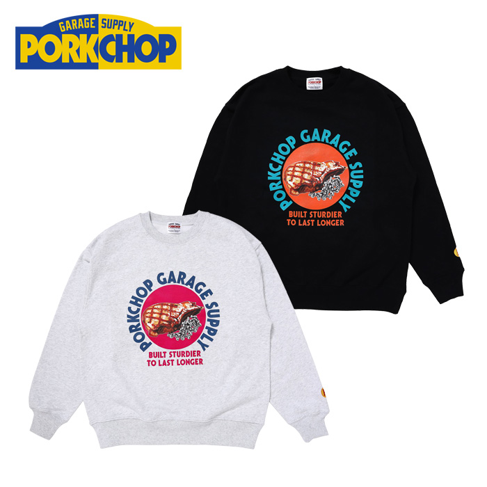 PORKCHOP GARAGE SUPPLY (ポークチョップ ガレージサプライ)　 PC & SCREW SWEAT 　【クルーネック スウェット】【インタープレイ IN