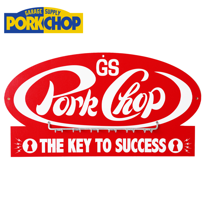 PORKCHOP GARAGE SUPPLY(ポークチョップ ガレージサプライ)　P-Key hook　【キーフック】【壁掛け】　