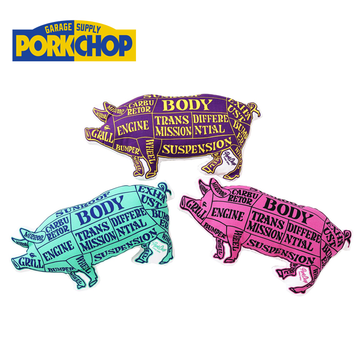 PORKCHOP GARAGE SUPPLY (ポークチョップ ガレージサプライ)　 PORK CUSHION 　クッション 人気 おしゃれ インテリア