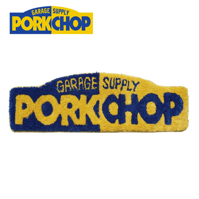 PORKCHOP GARAGE SUPPLY (ポークチョップ ガレージサプライ)　 PORK RUG SMALL　【ラグ マット】【インタープレイ INTERPLAY】
